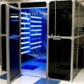 Custom built Teflon® PFA Simulation Chamber Suspended in an Enclosure
